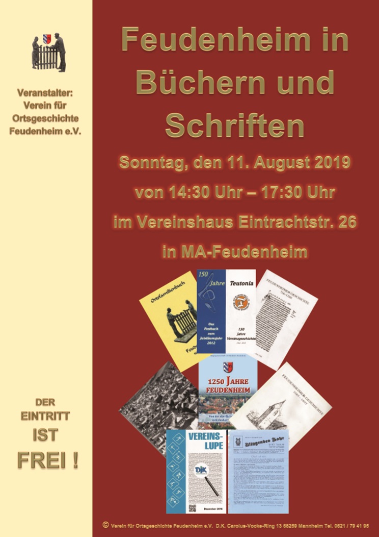 Feudenheim in Büchern und Schriften 2019